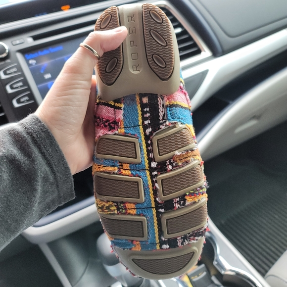 Roper Liza multi color Southwest driving shoe size 6.5 - Picture 7 of 8